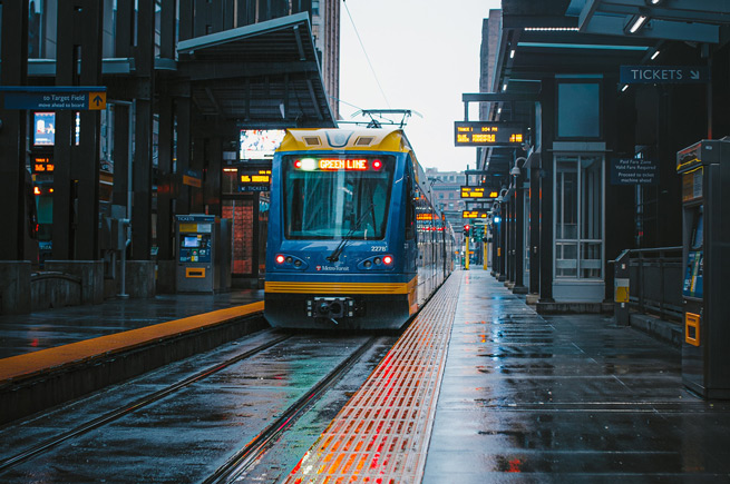 St. Paul Minnesota light rail