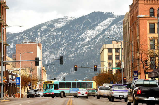 View of downtown Billings, Montana