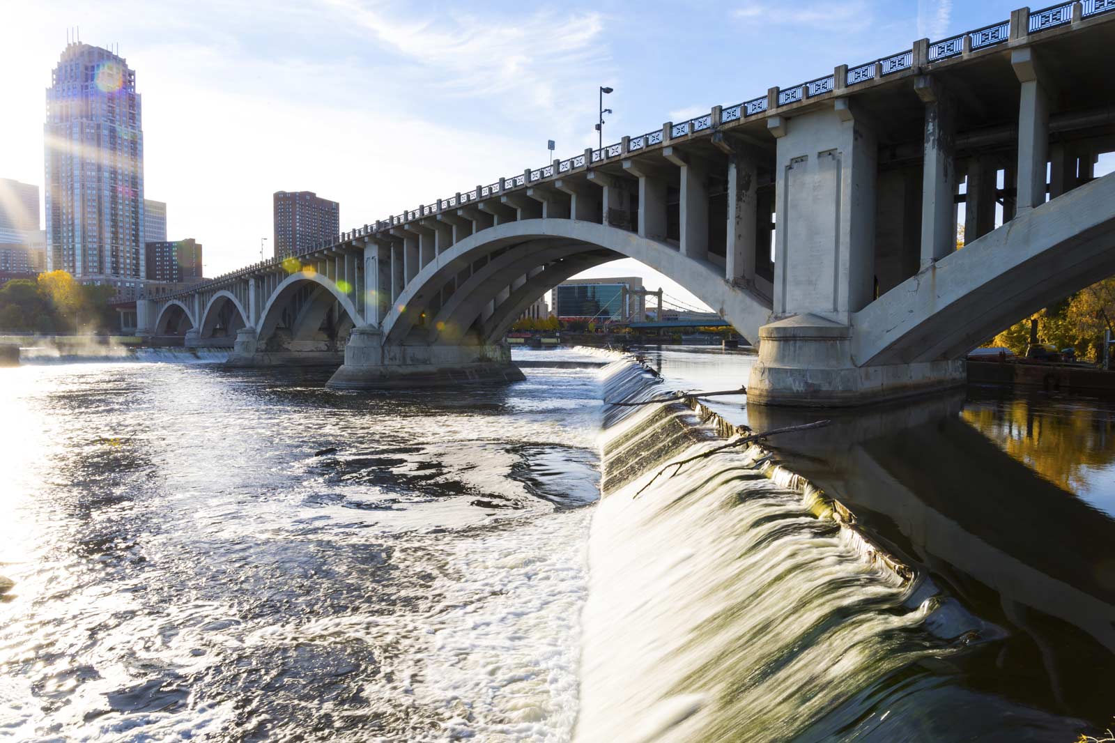 MInneapolis Bridge across Mississippi River