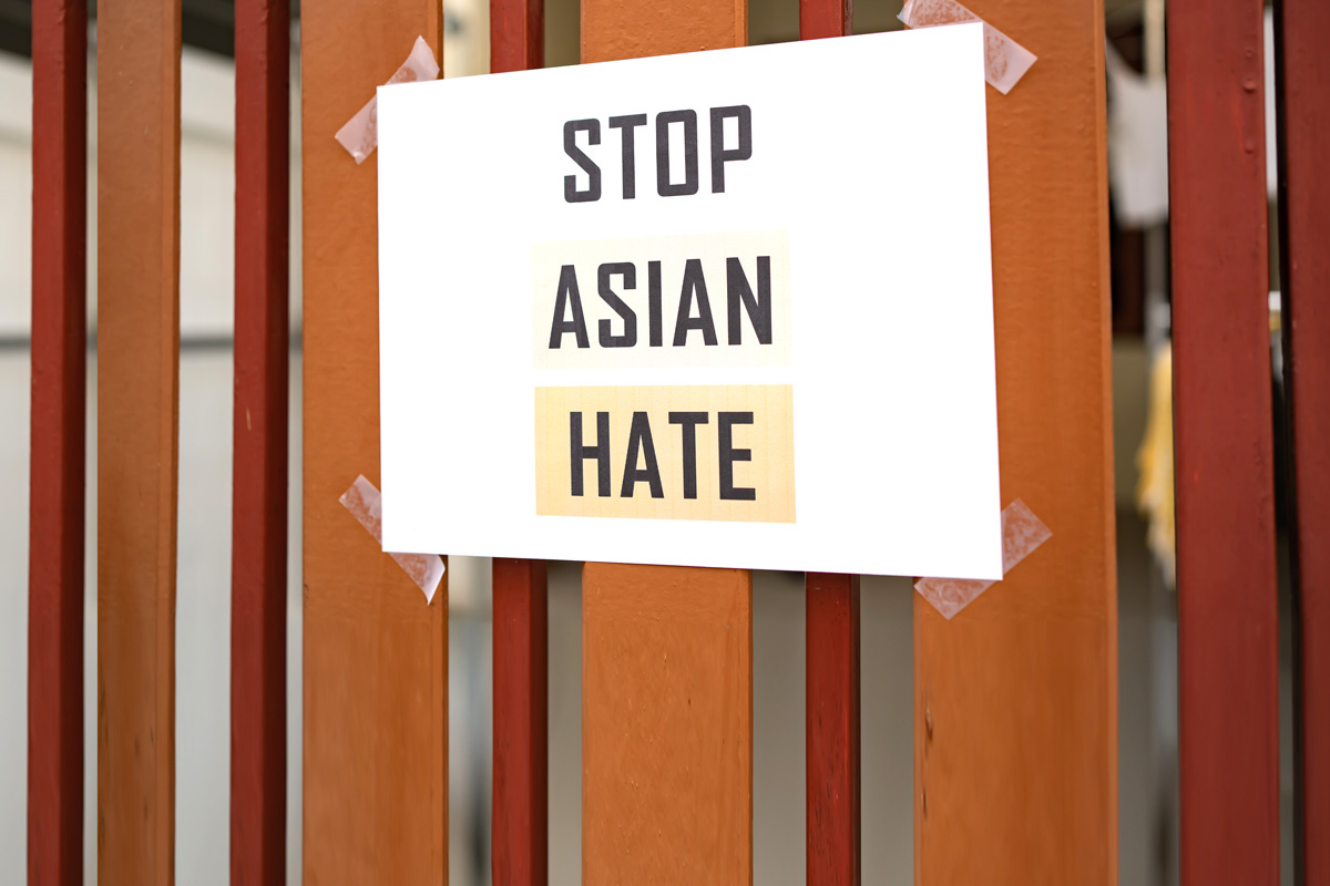 Stop Asian Hate placard