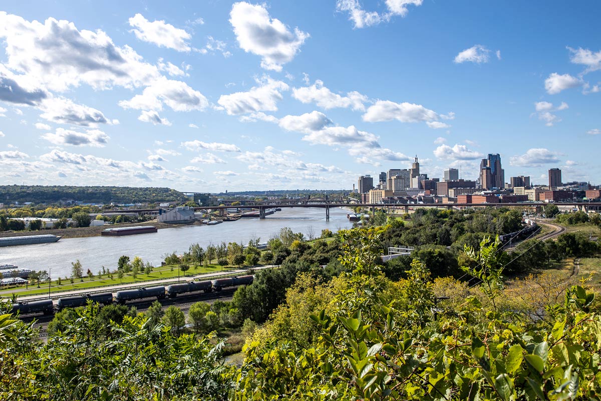 View of St. Paul & the Mississippi River