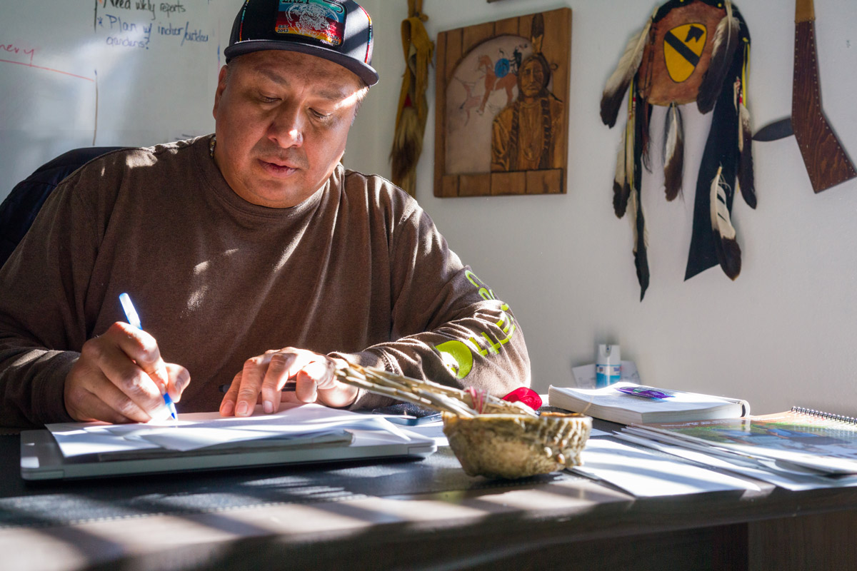 Ray Moore Sr. (Fort Belknap/Fort Totton), Food Sovereignty Initiative Director, Standing Rock CDC