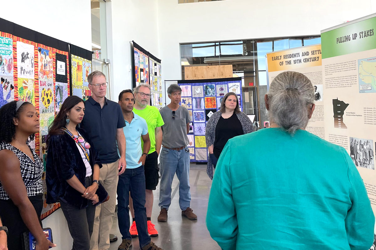 NWAF staff visit the Minnesota African American Heritage Museum and Gallery